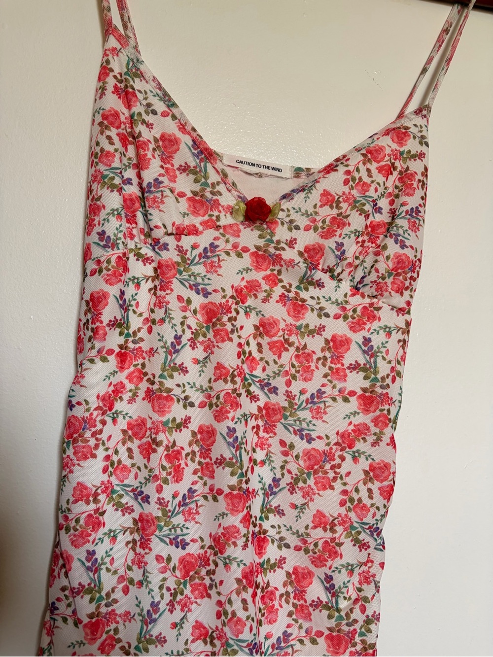Roses slip dress
